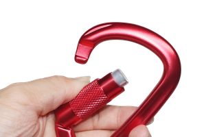 คลิปล็อค Carabiner แบบมืออาชีพ - งานหนักสำหรับการปีนหน้าผา การปีนเขา เปลญวน แคมป์ปิ้ง และกิจกรรมกลางแจ้ง