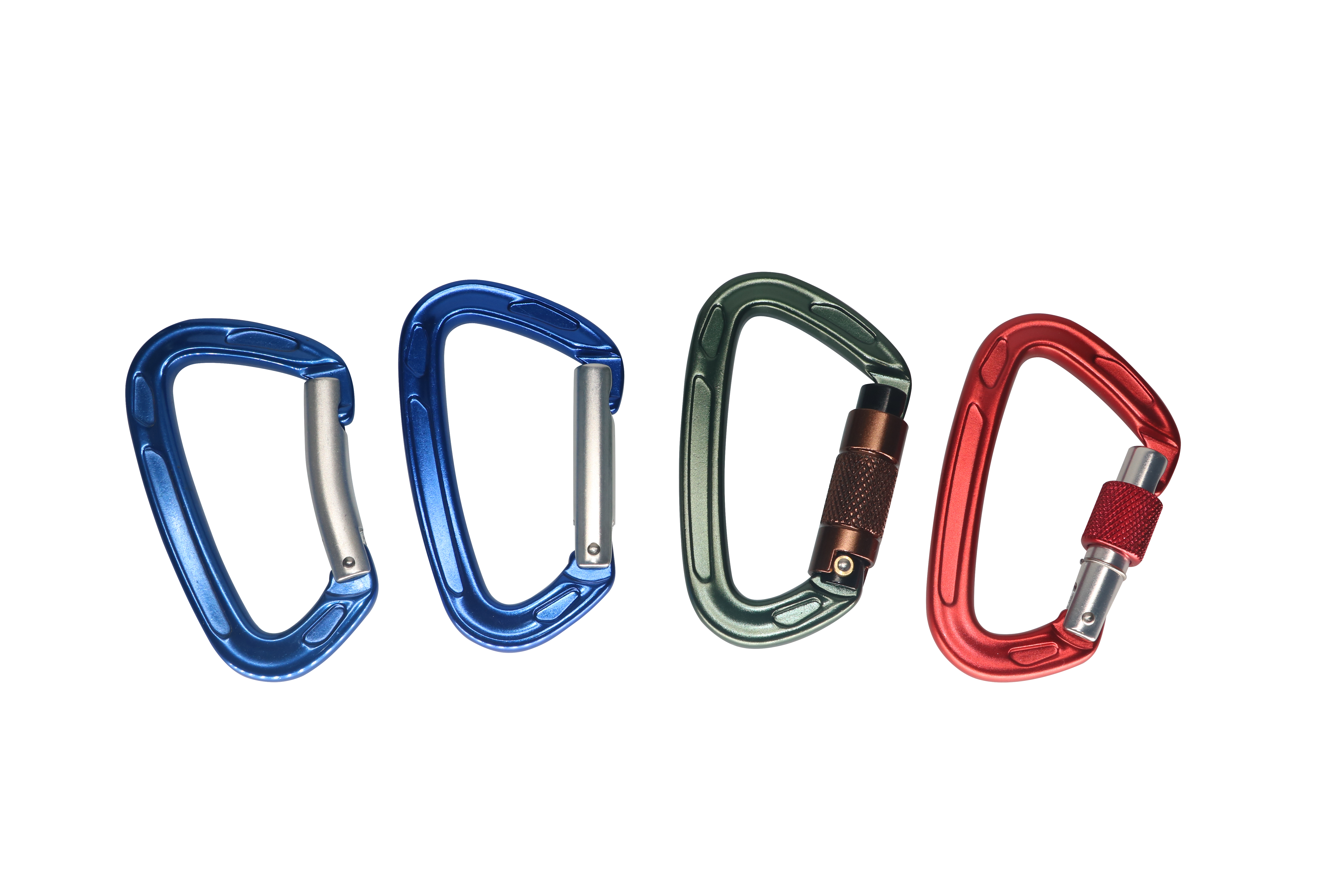 รับน้ำหนักสูง 7075 อลูมิเนียมการบิน carabiner ล็อคอัตโนมัติ D-type ความปลอดภัย hook rock climbing master lock D-type ล็อค