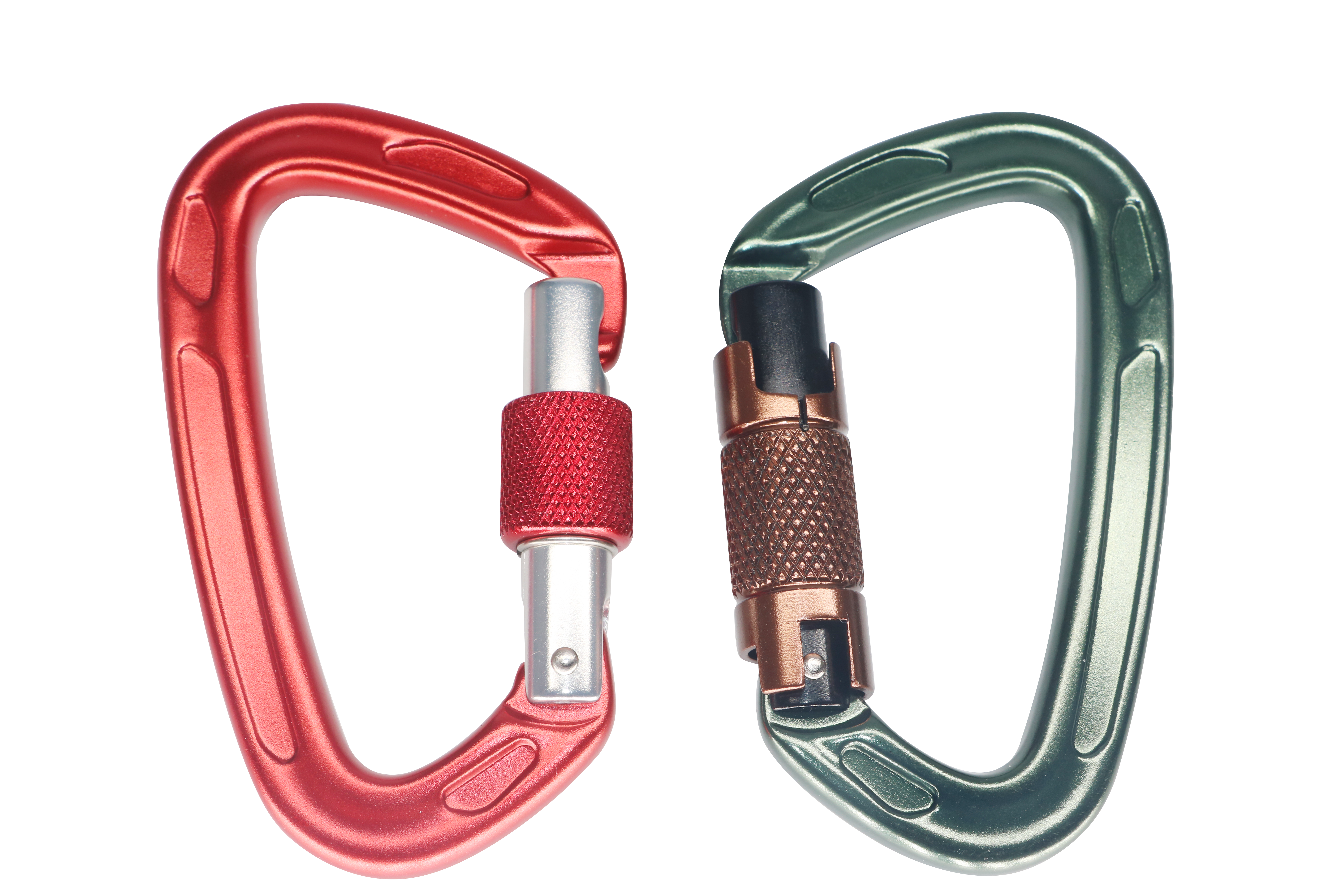 รับน้ำหนักสูง 7075 อลูมิเนียมการบิน carabiner ล็อคอัตโนมัติ D-type ความปลอดภัย hook rock climbing master lock D-type ล็อค