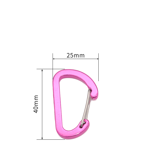 ตกปลา Multi-Use Carabiner คลิป 10 แพ็ค 2.7 'ขนาดเล็ก Caribeener คลิป, MINI พวงกุญแจอลูมิเนียม Caribeaner คลิป