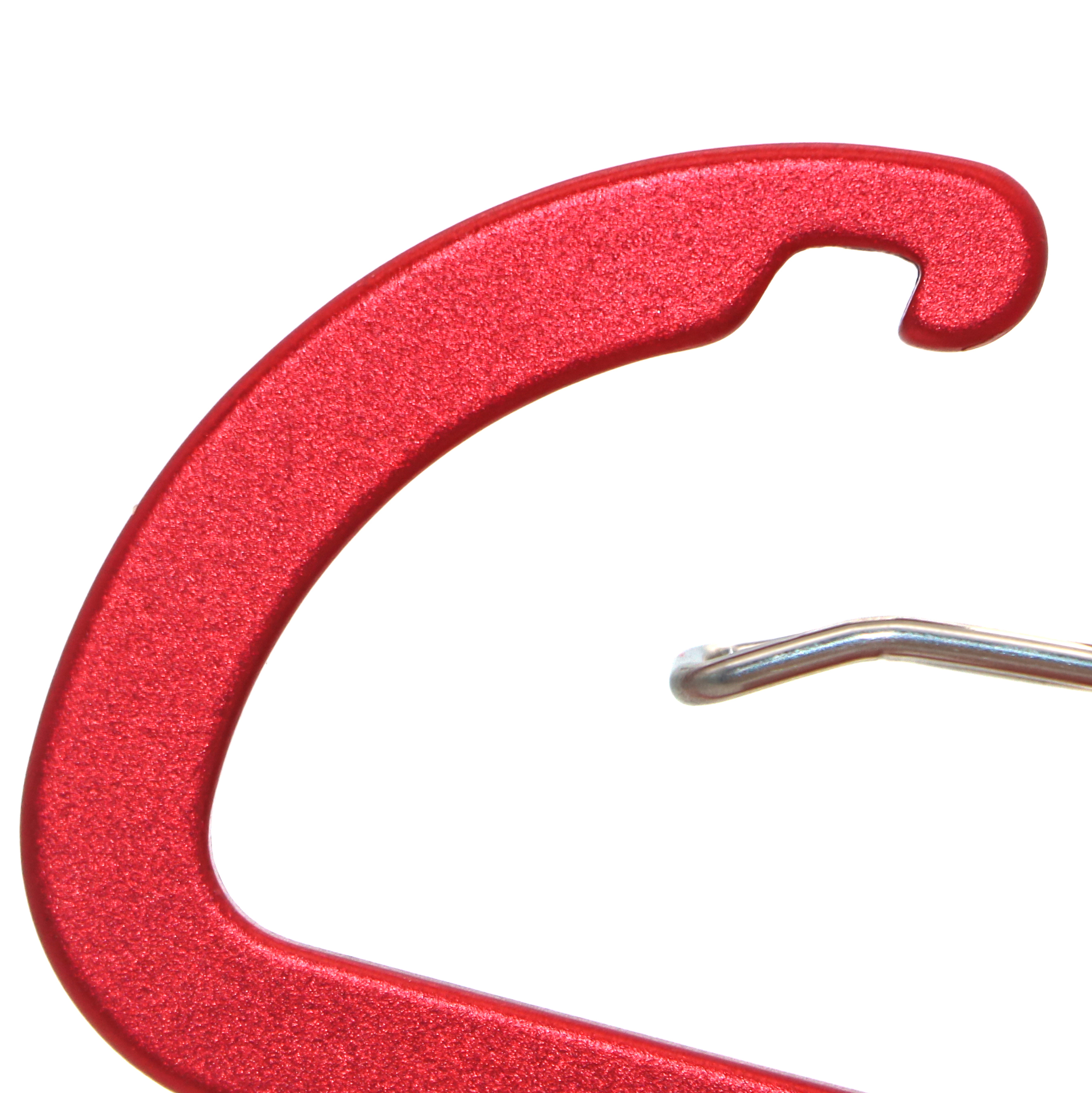 ตกปลา Multi-Use Carabiner คลิป 10 แพ็ค 2.7 'ขนาดเล็ก Caribeener คลิป, MINI พวงกุญแจอลูมิเนียม Caribeaner คลิป