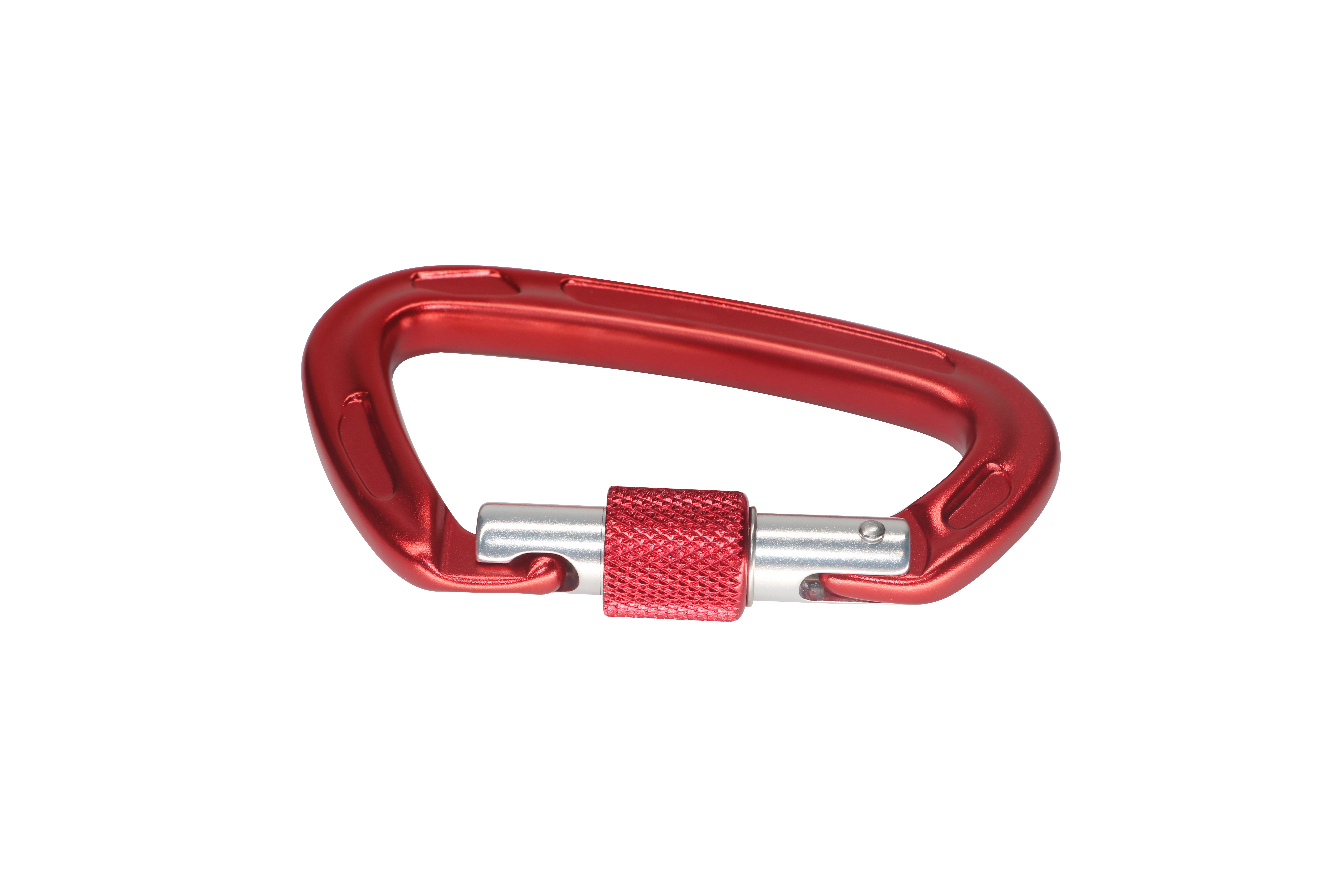 รับน้ำหนักสูง 7075 อลูมิเนียมการบิน carabiner ล็อคอัตโนมัติ D-type ความปลอดภัย hook rock climbing master lock D-type ล็อค