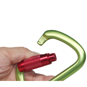 คลิปคาราบิเนอร์ล็อคสำหรับงานหนัก Favofit 25KN (5500 ปอนด์) - อเนกประสงค์สำหรับเปลญวน แคมป์ปิ้ง เดินป่า และอื่นๆ